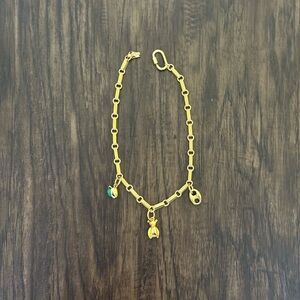 Madewell Gold Charm Bracelet